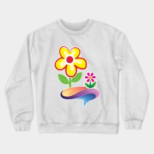 Snapdragons Vintage Flower- Design Crewneck Sweatshirt